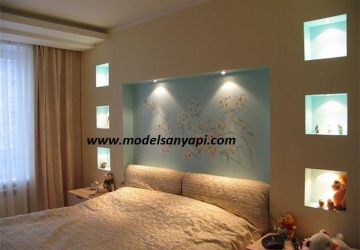 Alçıpan Yatak Başlığı